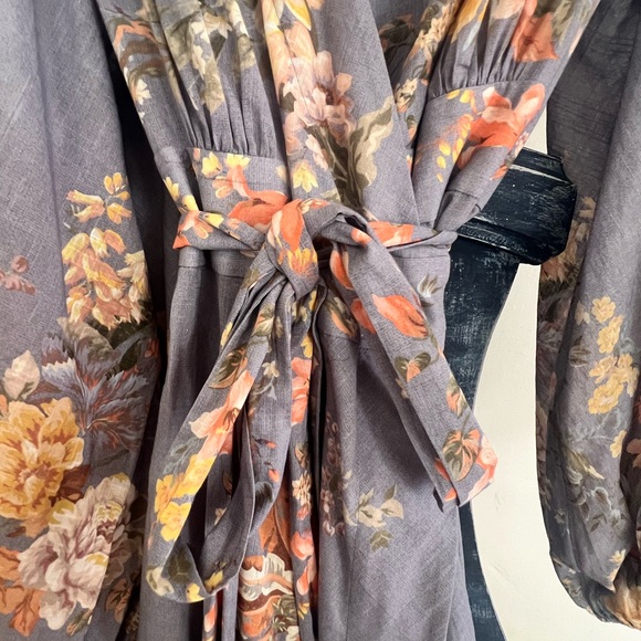 Zimmerman Tallow wrap dress - Picture 4 of 5